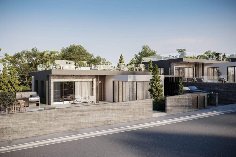 Luxury villas with pools and panoramic sea views in Tala, Paphos, Cyprus — photo 8