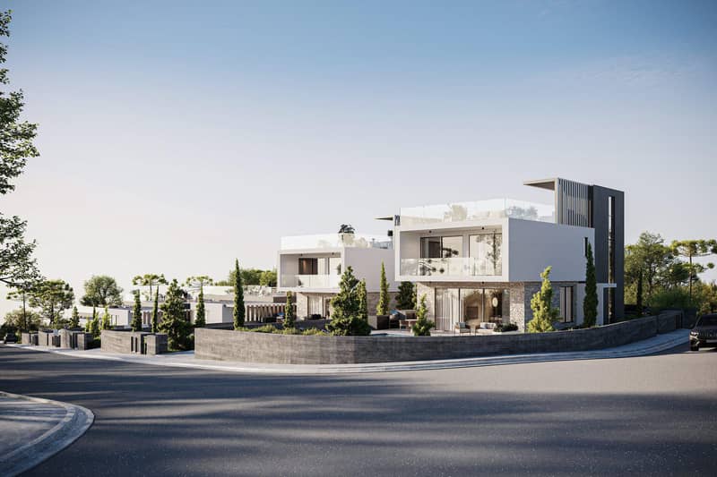 Luxury villas with pools and panoramic sea views in Tala, Paphos, Cyprus — photo 6