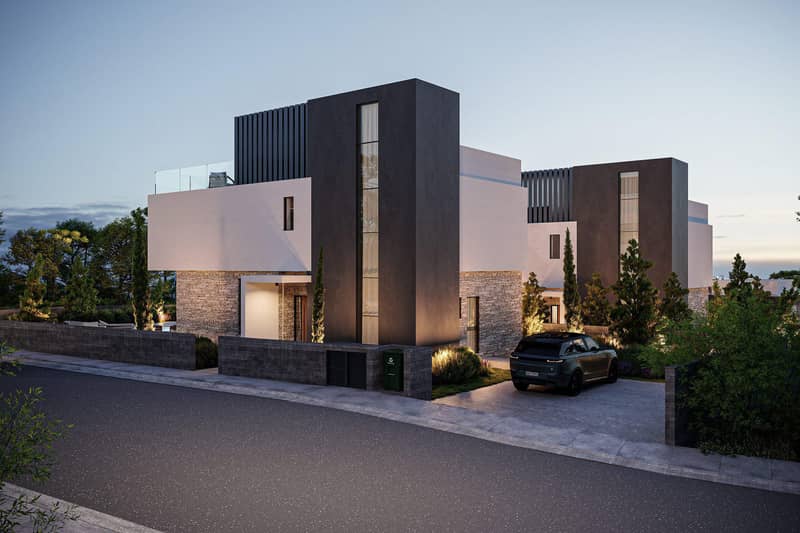 Luxury villas with pools and panoramic sea views in Tala, Paphos, Cyprus — photo 25