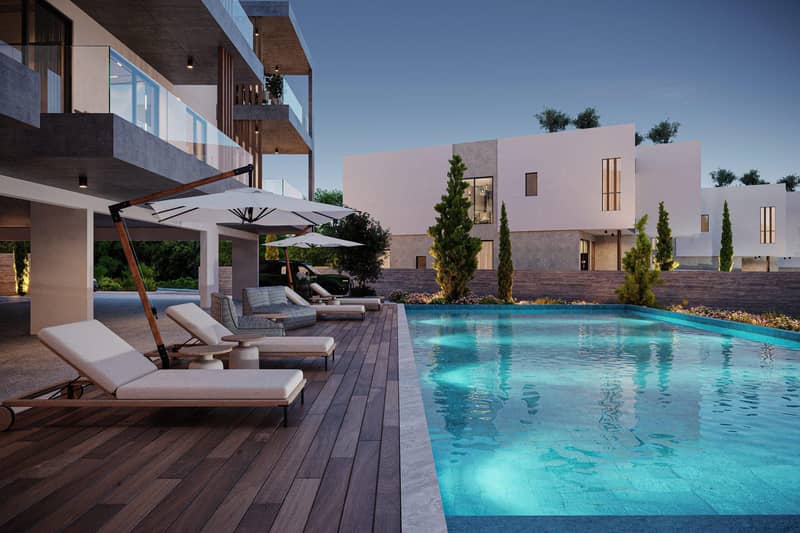 New apartments with a shared pool in Chloraka, Paphos, Cyprus — photo 3
