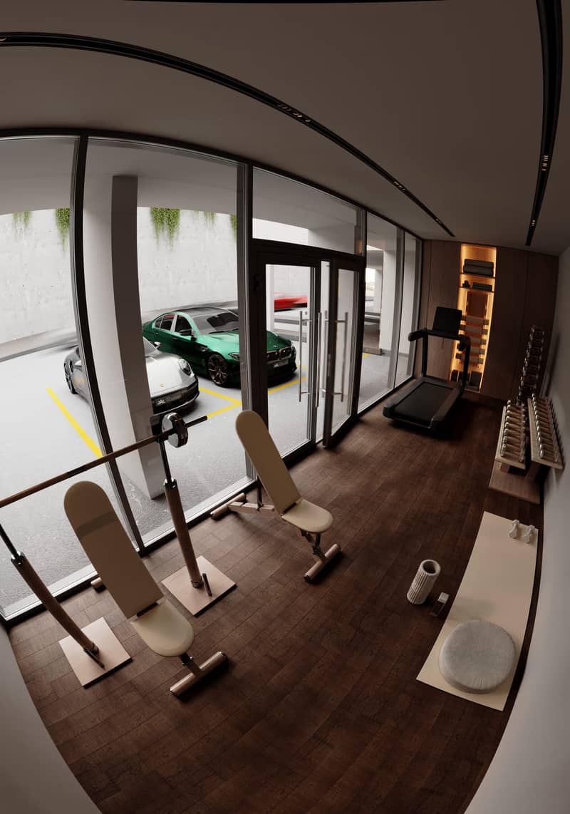 New apartment complex with a gym and barbecue area in Panthea, Limassol, Cyprus — photo 8