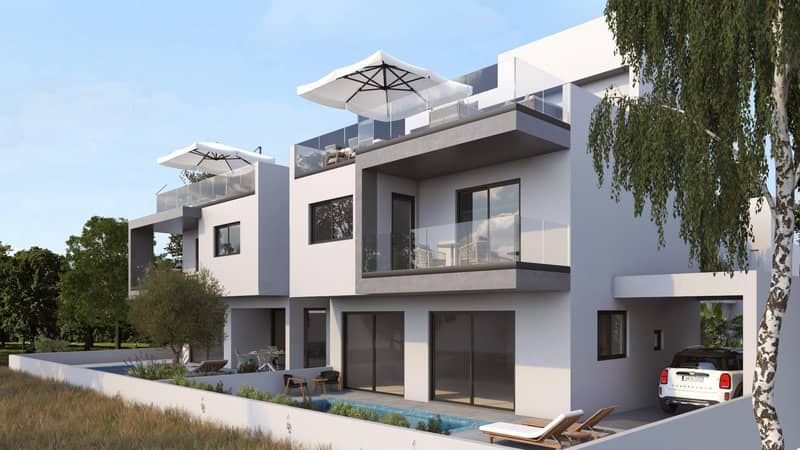 3 new villas in residential complex in Livadia — photo 4