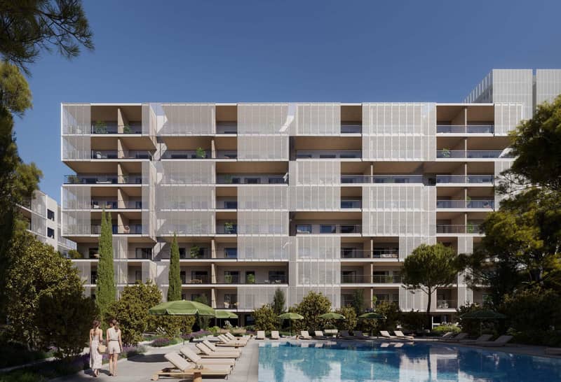 Prestigious complex with swimming pools, spa, and parking, 700 m from the sea, Livadia, Larnaca, Cyprus — photo 4