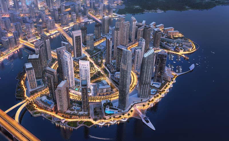 Новые апартаменты в престижном жилом комплексе Creek Rise Towers на острове в Dubai Creek Harbour, ОАЭ — фото 5