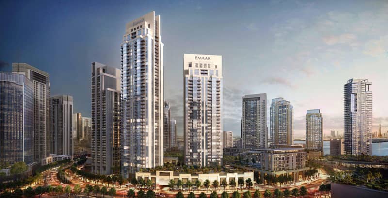Новые апартаменты в престижном жилом комплексе Creek Rise Towers на острове в Dubai Creek Harbour, ОАЭ — фото 2