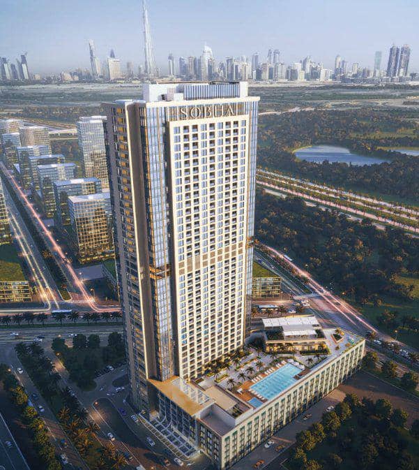 The Crest Grande — spacious apartments by Sobha in a modern residence with a pool in Sobha Hartland, Dubai — photo 6