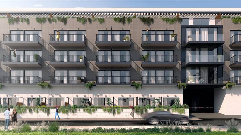 Современный жилой комплекс Oakley Square в тихом районе JVC, в 20 минутах от пляжа, Дубай, ОАЭ — фото 6