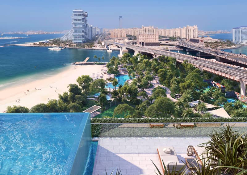 Высотная резиденция Palm Beach Tower от Nakheel, с прямым выходом на пляж рядом с Дубай Марина и Бурдж Халифа, Palm Jumeirah, Дубай, ОАЭ — фото 25