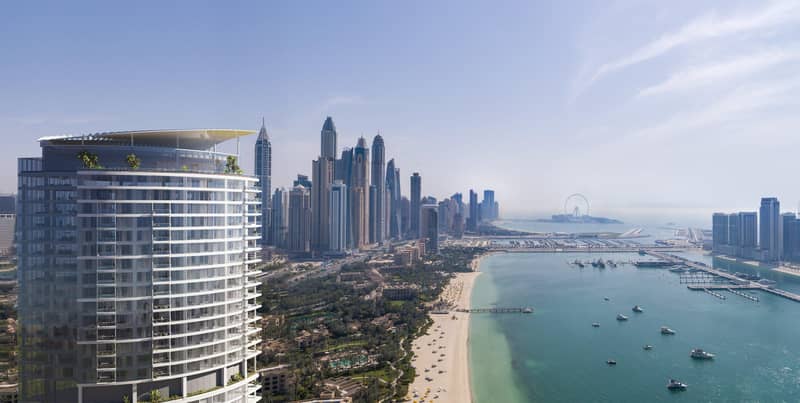 Высотная резиденция Palm Beach Tower от Nakheel, с прямым выходом на пляж рядом с Дубай Марина и Бурдж Халифа, Palm Jumeirah, Дубай, ОАЭ — фото 33