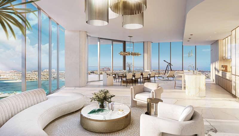 Высотная резиденция Palm Beach Tower от Nakheel, с прямым выходом на пляж рядом с Дубай Марина и Бурдж Халифа, Palm Jumeirah, Дубай, ОАЭ — фото 6