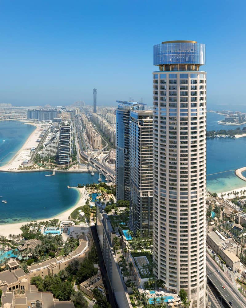 Высотная резиденция Palm Beach Tower от Nakheel, с прямым выходом на пляж рядом с Дубай Марина и Бурдж Халифа, Palm Jumeirah, Дубай, ОАЭ — фото 29