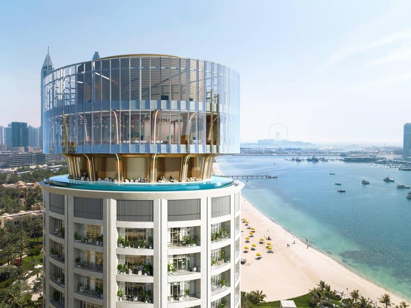 Высотная резиденция Palm Beach Tower от Nakheel, с прямым выходом на пляж рядом с Дубай Марина и Бурдж Халифа, Palm Jumeirah, Дубай, ОАЭ — фото 30