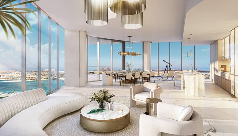Высотная резиденция Palm Beach Tower от Nakheel, с прямым выходом на пляж рядом с Дубай Марина и Бурдж Халифа, Palm Jumeirah, Дубай, ОАЭ — фото 20