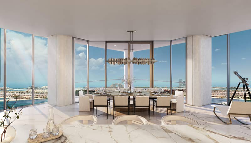 Высотная резиденция Palm Beach Tower от Nakheel, с прямым выходом на пляж рядом с Дубай Марина и Бурдж Халифа, Palm Jumeirah, Дубай, ОАЭ — фото 11