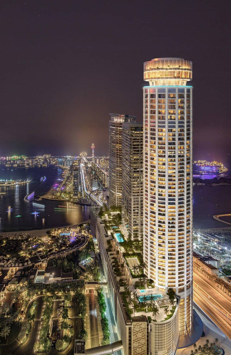 Высотная резиденция Palm Beach Tower от Nakheel, с прямым выходом на пляж рядом с Дубай Марина и Бурдж Халифа, Palm Jumeirah, Дубай, ОАЭ — фото 40
