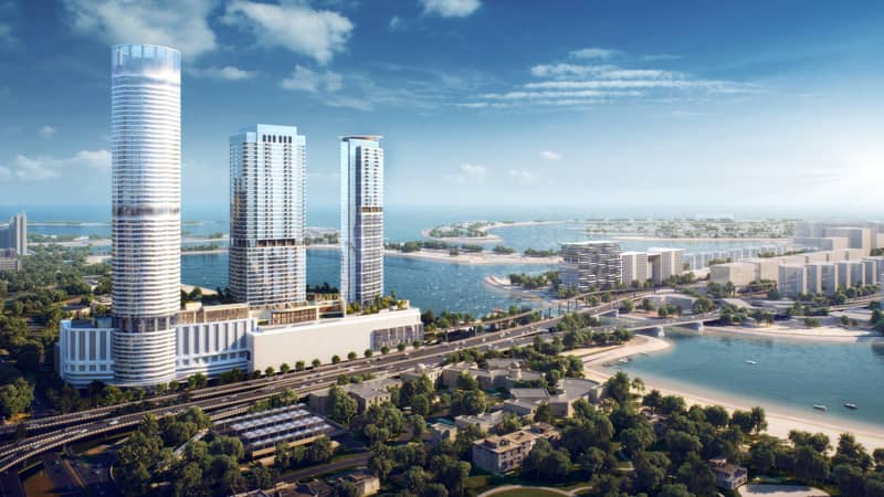 Высотная резиденция Palm Beach Tower от Nakheel, с прямым выходом на пляж рядом с Дубай Марина и Бурдж Халифа, Palm Jumeirah, Дубай, ОАЭ — фото 2