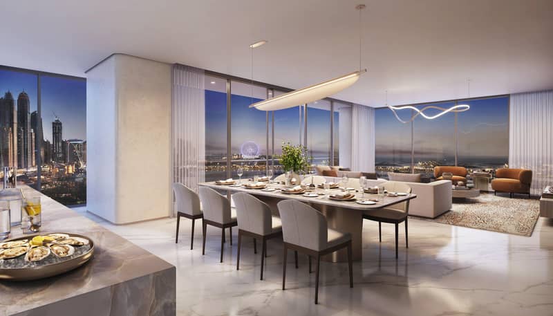 Высотная резиденция Palm Beach Tower от Nakheel, с прямым выходом на пляж рядом с Дубай Марина и Бурдж Халифа, Palm Jumeirah, Дубай, ОАЭ — фото 9