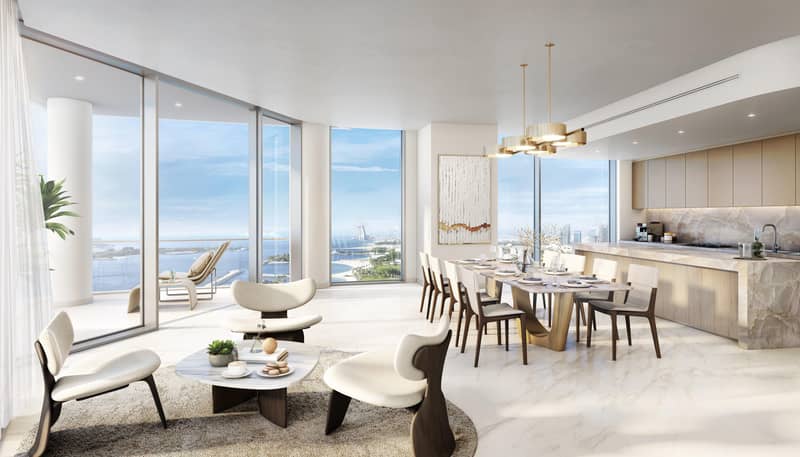 Высотная резиденция Palm Beach Tower от Nakheel, с прямым выходом на пляж рядом с Дубай Марина и Бурдж Халифа, Palm Jumeirah, Дубай, ОАЭ — фото 7