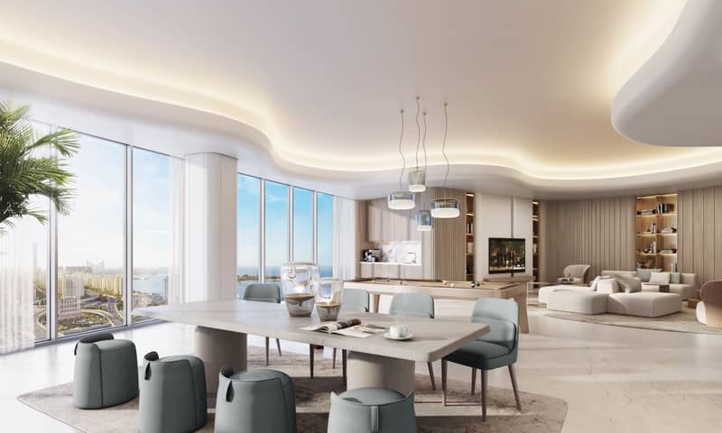 Высотная резиденция Palm Beach Tower от Nakheel, с прямым выходом на пляж рядом с Дубай Марина и Бурдж Халифа, Palm Jumeirah, Дубай, ОАЭ — фото 10