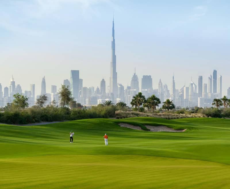 New apartments with views of a large park in a complex Lime Gardens, close to the business and tourist areas in Dubai Hills Estate, UAE — photo 9
