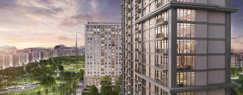 New apartments with views of a large park in a complex Lime Gardens, close to the business and tourist areas in Dubai Hills Estate, UAE — photo 7