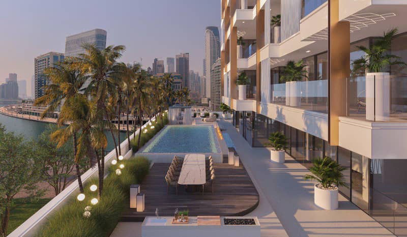 Элитная резиденция Ritz Carlton Residences от Mag Lifestyle с садами и причалом недалеко от Бурдж Халифа, Dubai Creek, Дубай, ОАЭ — фото 7
