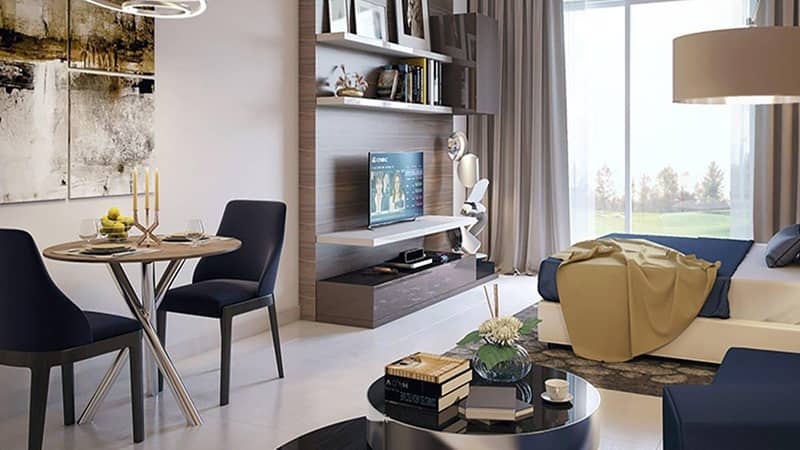 New guarded residence Artesia with a hotel near a golf course, in the prestigious area of Damac Hills, Dubai, UAE — photo 3