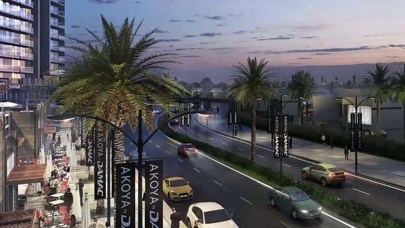 New guarded residence Artesia with a hotel near a golf course, in the prestigious area of Damac Hills, Dubai, UAE — photo 10