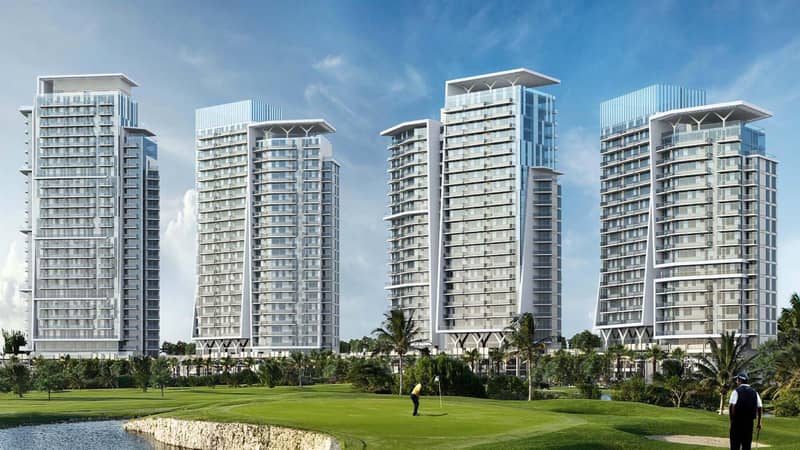 Новая охраняемая резиденция Artesia с отелем рядом с полем для гольфа, в престижном районе Damac Hills, Дубай, ОАЭ — фото 2