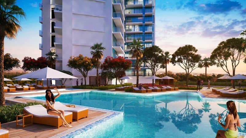 New guarded residence Artesia with a hotel near a golf course, in the prestigious area of Damac Hills, Dubai, UAE — photo 8