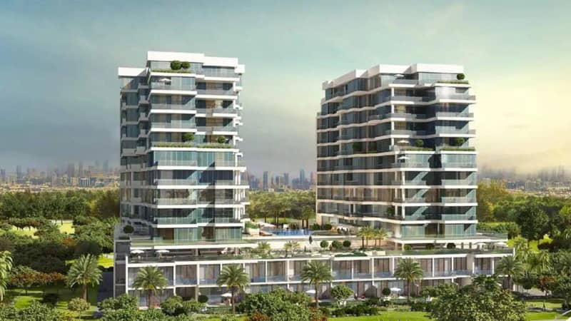 Premium residence Orchid with a swimming pool and a spa center in the prestigious area of Damac Hills, Dubai, UAE — photo 2