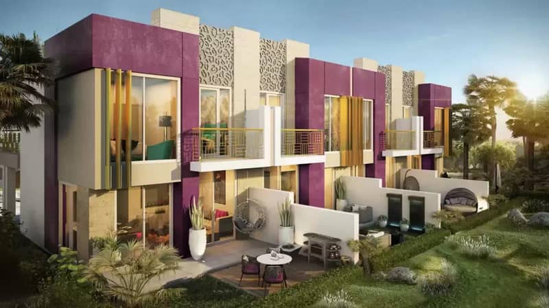 Aquilegia villa complex with water attractions and playgrounds, in the quiet and peaceful area of Damac Hills 2, Dubai, UAE — photo 2