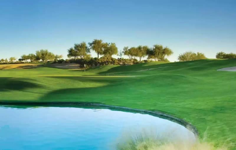 Aquilegia villa complex with water attractions and playgrounds, in the quiet and peaceful area of Damac Hills 2, Dubai, UAE — photo 6