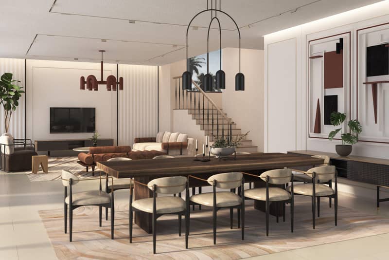 New residence Lagoons Nice with a beach, swimming pools and a spa close to the autodrome and Palm Jumeirah, Damac Lagoons, Dubai, UAE — photo 4
