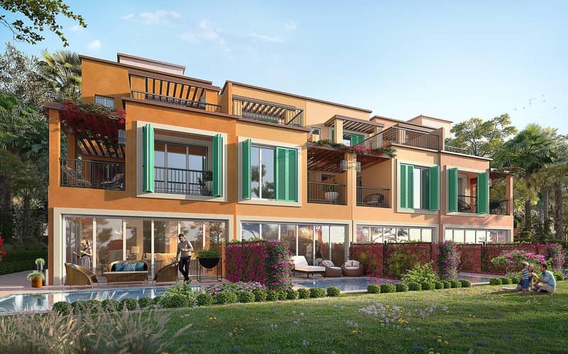 New residence Lagoons Nice with a beach, swimming pools and a spa close to the autodrome and Palm Jumeirah, Damac Lagoons, Dubai, UAE — photo 2