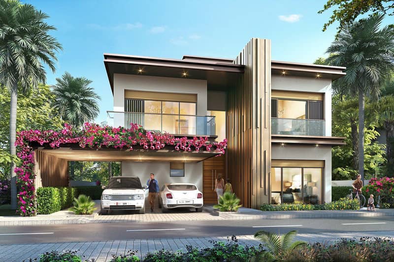 New residence Lagoons Nice with a beach, swimming pools and a spa close to the autodrome and Palm Jumeirah, Damac Lagoons, Dubai, UAE — photo 14