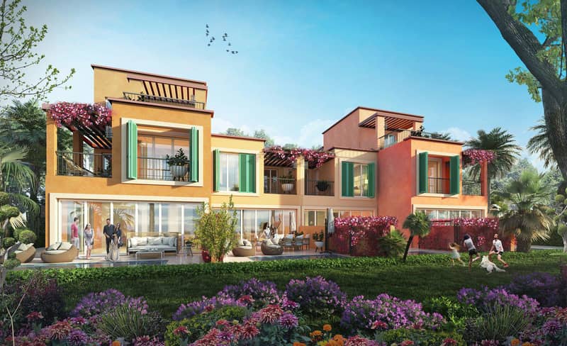 New residence Lagoons Nice with a beach, swimming pools and a spa close to the autodrome and Palm Jumeirah, Damac Lagoons, Dubai, UAE — photo 12