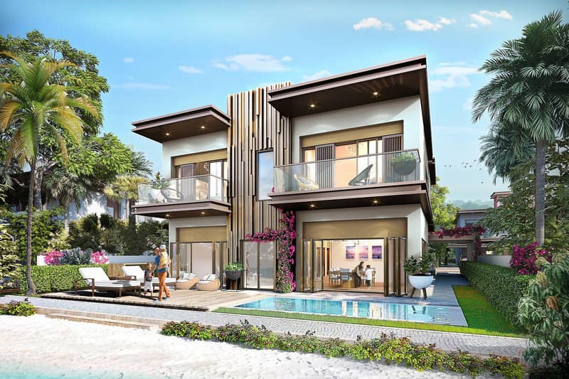 New residence Lagoons Nice with a beach, swimming pools and a spa close to the autodrome and Palm Jumeirah, Damac Lagoons, Dubai, UAE — photo 15