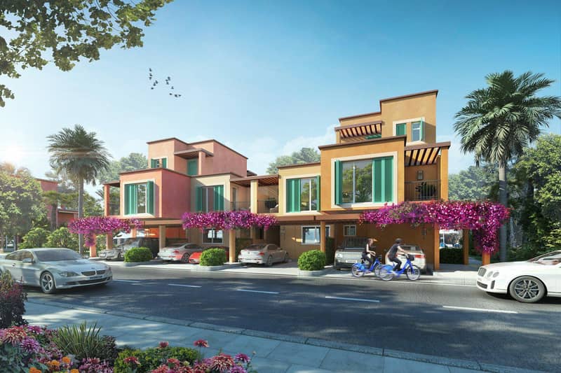 New residence Lagoons Nice with a beach, swimming pools and a spa close to the autodrome and Palm Jumeirah, Damac Lagoons, Dubai, UAE — photo 11