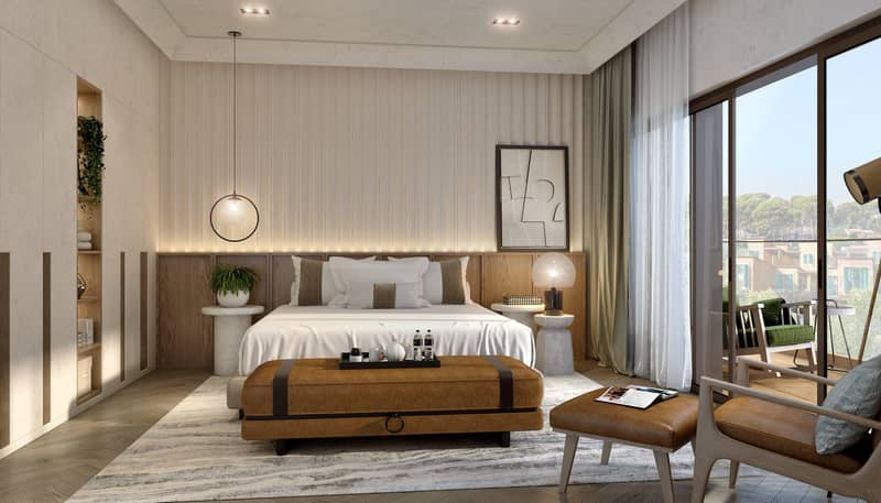 New residence Lagoons Nice with a beach, swimming pools and a spa close to the autodrome and Palm Jumeirah, Damac Lagoons, Dubai, UAE — photo 8