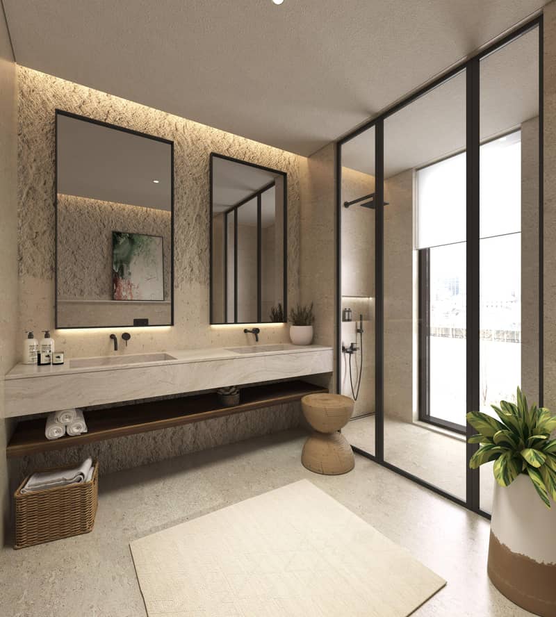 New residence Lagoons Nice with a beach, swimming pools and a spa close to the autodrome and Palm Jumeirah, Damac Lagoons, Dubai, UAE — photo 10