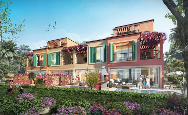 New residence Lagoons Nice with a beach, swimming pools and a spa close to the autodrome and Palm Jumeirah, Damac Lagoons, Dubai, UAE — photo 2