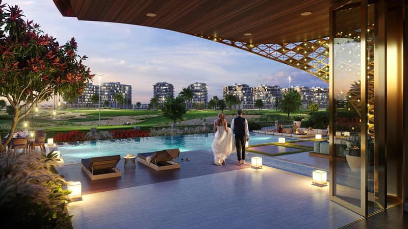Живописная резиденция Gems Estates рядом с гольф-клубом, район Damac Hills, Дубай, ОАЭ — фото 6