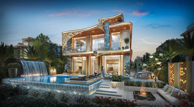 Живописная резиденция Gems Estates рядом с гольф-клубом, район Damac Hills, Дубай, ОАЭ — фото 2