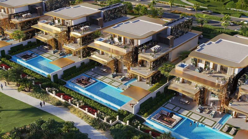 Живописная резиденция Gems Estates рядом с гольф-клубом, район Damac Hills, Дубай, ОАЭ — фото 8