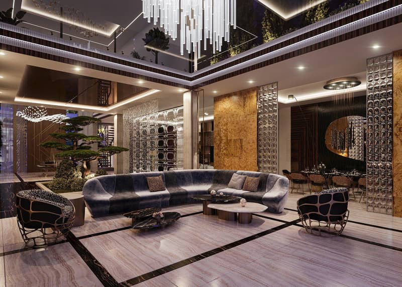 Живописная резиденция Gems Estates рядом с гольф-клубом, район Damac Hills, Дубай, ОАЭ — фото 4