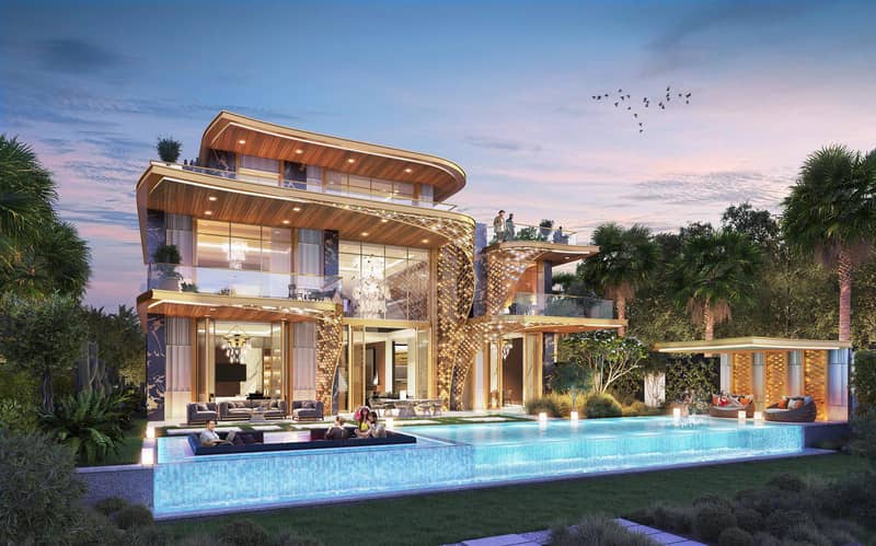 Живописная резиденция Gems Estates рядом с гольф-клубом, район Damac Hills, Дубай, ОАЭ — фото 3