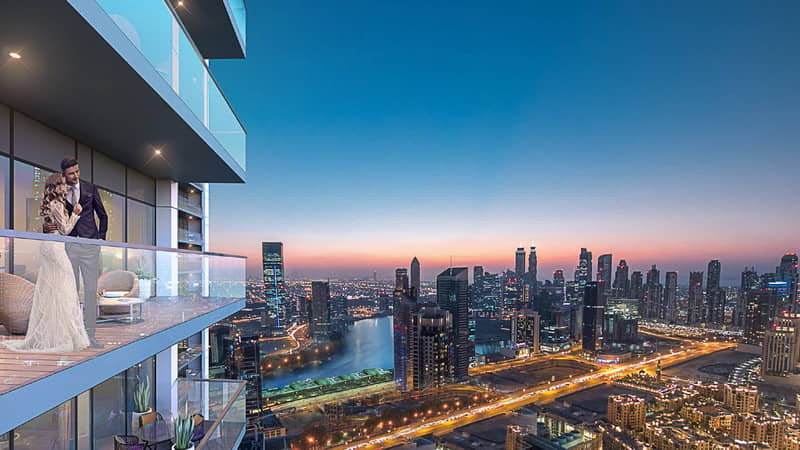 Жилой комплекс Reva Residences с видом на город, парк, водный канал, Business Bay, Дубай, ОАЭ — фото 6