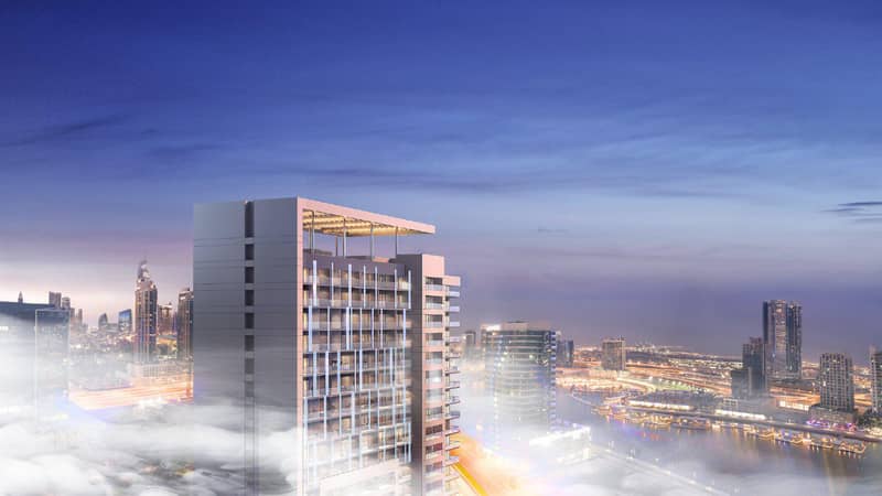Жилой комплекс Reva Residences с видом на город, парк, водный канал, Business Bay, Дубай, ОАЭ — фото 2