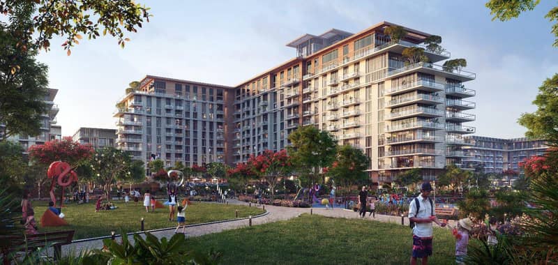 Современная резиденция Fern City Walk с развитой инфраструктурой рядом с достопримечательностями, в престижном районе Al Wasl, Дубай, ОАЭ — фото 19